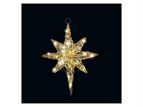 STELLA FILO METAL DA SOSPENSIONE CM33X7X43 C/30 LED A BATT ORO IP20