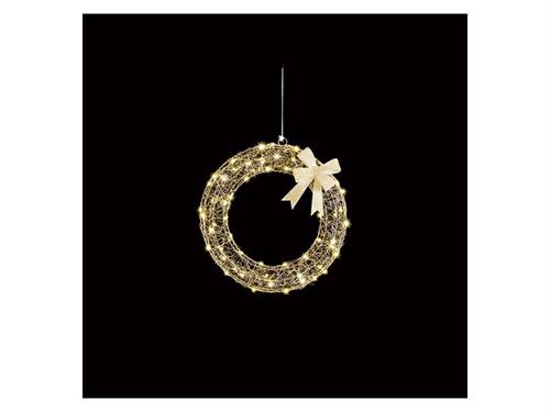 CORONA FILO METAL D45 C/60 LED (220V-IP44) ORO