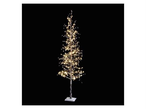 ALBERO BRINATO C/CRISTALLI CM210 C/LUCI LED 220V - IP20  (LUCE CALDA