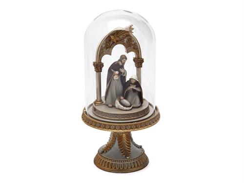 NATIVITA' RESINA IN ALZATA CLOCHE CM14X29 MULTI