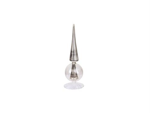 ALBERO VETRO MODERN CM13X35 SILVER/TRASPARENTE