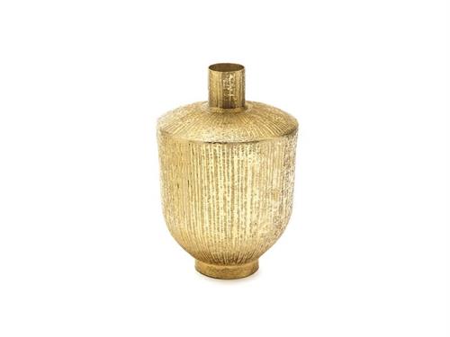 VASO ALLUMINIO ARTEMISIA CM24X37 BRUSH GOLD