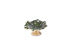 ALZATA ALLUMINIO LEAF CM26X25X10 VERDE/ORO