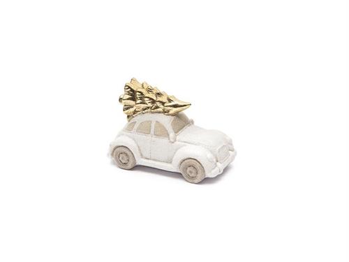 MAGGIOLINO CERAMICA C/ABETE CM22X15 BIANCO GLITTER/ORO