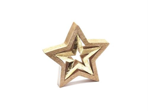 STELLA LEGNO DOUBLE CM18X18 ORO/NATURAL