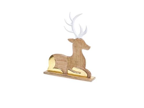 RENNA BIG LEGNO CM60X80 NATURAL/ORO/BIANCO