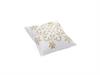 CUSCINO COTONE SNOWFLAKE CM45X45 C/FILLER BIANCO/ORO