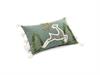 CUSCINO COTONE RETTANGOLARE RENNA CM40X60 C/FILLER VERDE/BIANCO/ORO