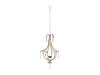 DECORAZIONE LAMPADARIO PORTA TEALIGHT CM18X25 ORO