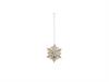 PORTA TEALIGHT SNOWFLAKE DA SOSPENSIONE CM18X18 ORO