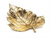 VASSOIO ALLUMINIO FEUILLE CM36X29 ORO