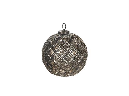 DECORAZIONE SFERA VETRO LOSANGE D13 CAFFE'