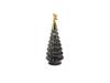 ALBERO VETRO C/PUNTALE METAL REINDER CM15X39 GRIGIO