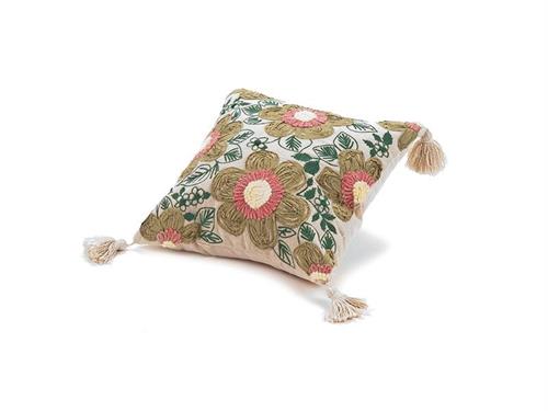 CUSCINO COTONE FLOWER RICAMATO CM50X50 (C/FILLER) MULTI