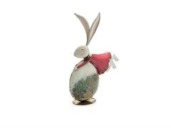 CONIGLIO METAL SU UOVO C/BASE CM35X11X56 MULTI