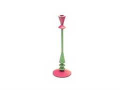 CANDELIERE ALLUMINIO POP CM13X37 FUXIA/VERDE