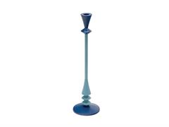CANDELIERE ALLUMINIO POP CM13X40 BLU/AZZURRO