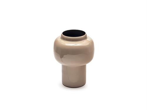 VASO METAL SHINY CM20X24 CREMA