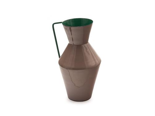 BROCCA METAL SHINY CM20X20X37 TORTORA/VERDE