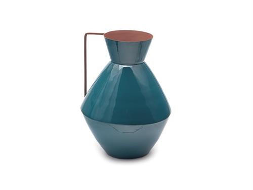 BROCCA METAL SHINY CM30X29X40 BLU/TERRA