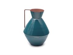 BROCCA METAL SHINY CM30X29X40 BLU/TERRA