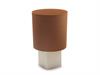 VASO METAL SQUARE BASE CM31X31X48 TERRACOTTA/BIANCO