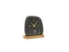 OROLOGIO MARMO C/BASE ALLUMINIO ORO CM17X5X16 NERO