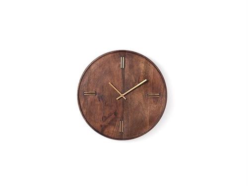 OROLOGIO LEGNO DA MURO TONDO CM41X41 CAFFE'