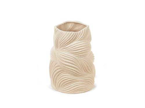 VASO CERAMICA DUNE CM26X26X37 CREMA