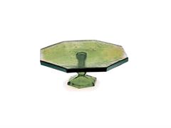 ALZATINA ESAGONALE VETRONE CM30X12 VERDE