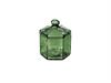 BARATTOLO ESAGONALE VETRO CM13X16 VERDE