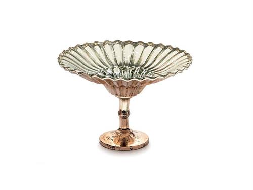 ALZATINA VETRO MERCURY CM26X18 ROSE GOLD