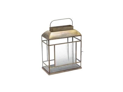 LANTERNA METAL VEGA CM28X15X34 ANTIQUE GOLD