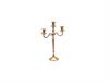 CANDELABRO ALLUMINIO X3 CM30X45 MATT GOLD