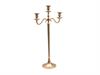 CANDELABRO ALLUMINIO X3 CM39X76 MATT GOLD