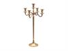 CANDELABRO ALLUMINIO X5 CM39X77 MATT GOLD