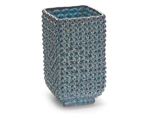 VASO CERAMICA KNOT CM15X26 BLU