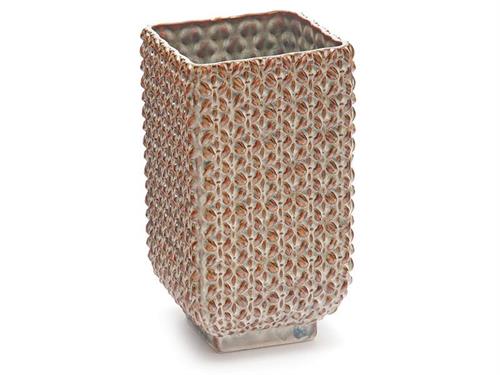 VASO CERAMICA KNOT CM15X26 MARRONE