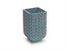 VASO CERAMICA KNOT CM12X19 BLU