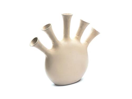 TULIPANIERA ALLUMINIO X5 CM45X13X40 BIANCO