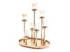CANDELABRO ALLUMINIO MULTI X7 CM53X37X70 ORO