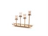 CANDELABRO ALLUMINIO MULTI X4 CM59X16X48 ORO