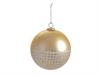DECORAZIONE SFERA VETRO MERCURY D25 ORO/BIANCO