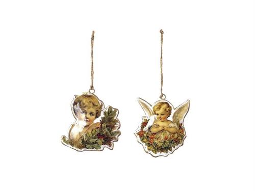 DECORAZIONE DOUBLE METAL ANGEL CM8X10 ASS MULTI