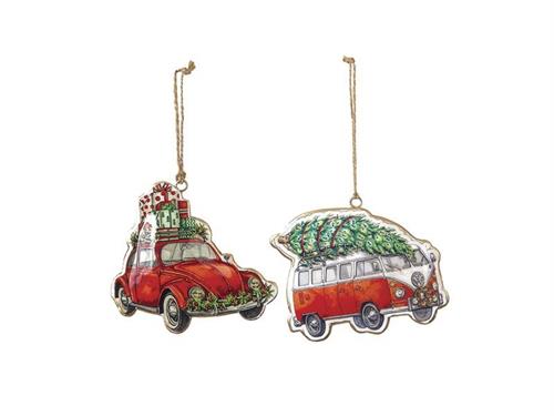 DECORAZIONE DOUBLE METAL CARS CM12X12  ASS MULTI
