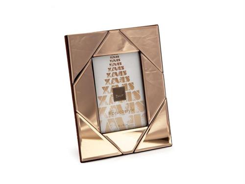 PORTAFOTO MIRROR CM22X27 ROSA ANTICO