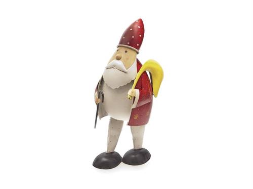 BABBO METAL C/SACCO CM30X21X52 DIPINTO A MANO ROSSO