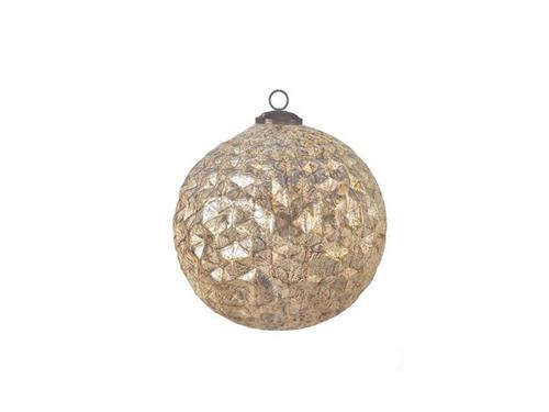 SFERA VETRO D25 ANTIQUE GOLD