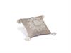 CUSCINO SNOWFLAKE C/NAPPE CM45X45 CREMA/ORO