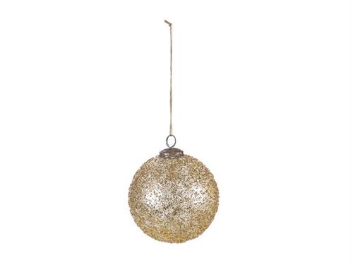 DECORAZIONE SFERA VETRO GOLDEN CM13X14 ORO
